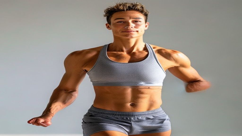 Muscle anatomy diagram for Slow walk with arm swing