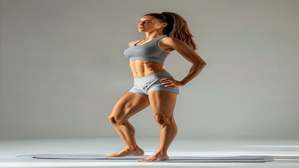 Muscle anatomy diagram for Standing pelvic tilt